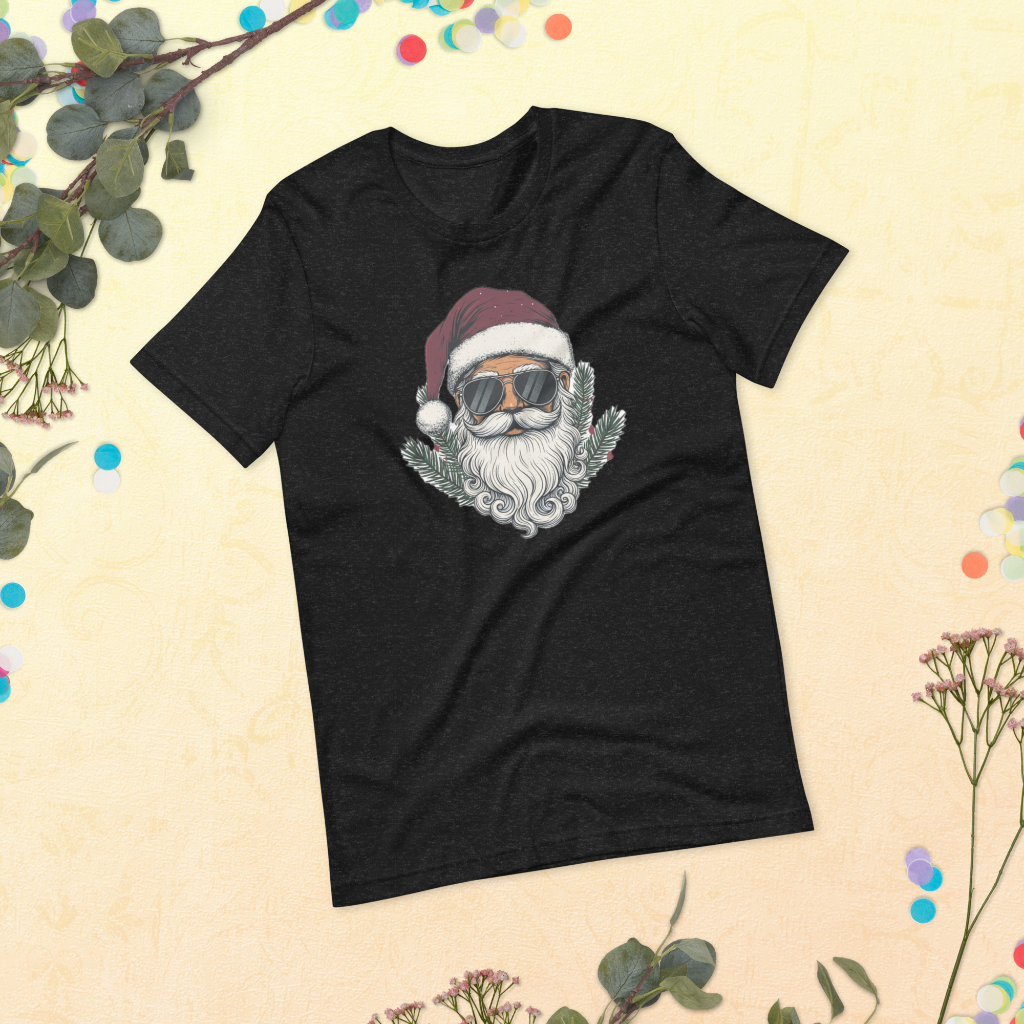 WTR Herren T-Shirt "Cool Santa" – Weihnachtsmann mit Sonnenbrille – Lustiges Weihnachts-Outfit & Geschenkidee