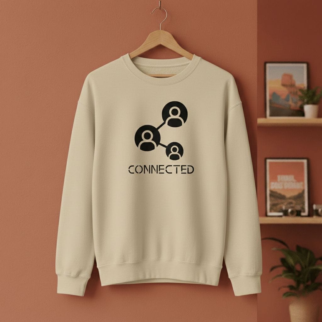 Stylischer Casual Pullover am Chiemsee. Kollektion Casual Modell Connected