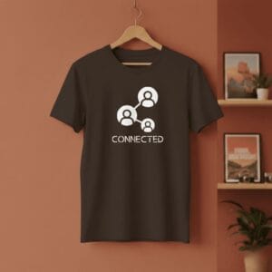 Stylisches Casual T-Shirt am Chiemsee. Kollektion Casual Modell Connected