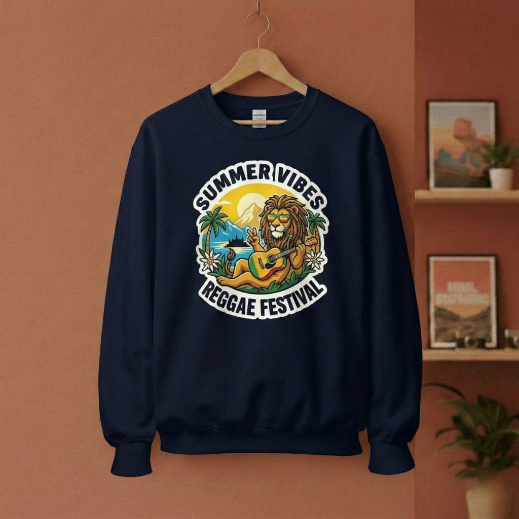 Summer Vibes Chillin Lion Pulli